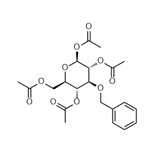 (2S,3R,4S,5R,6R)-6-(Acetoxymethyl)-4-(benzyloxy)tetrahydro-2H-pyran-2,3,5-triyl triacetate