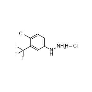 (4-chloro-3-(trifluoromethyl)phenyl)hydrazine hydrochloride