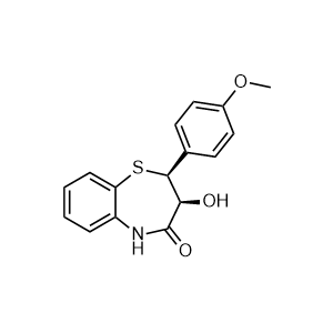 (2S-cis)-(+)-2,3-Dihydro-3-hydroxy-2-(4-methoxyphenyl)-1,5-benzothiazepin-4(5H)-one