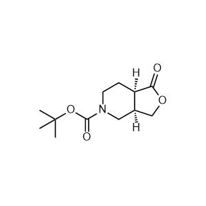 (3aR,7aR)-rel-tert-Butyl 1-oxohexahydrofuro[3,4-c]pyridine-5(3H)-carboxylate