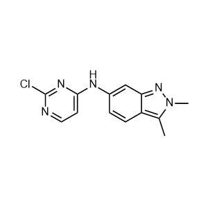6-[N-(2-chloropyrimidin-4-yl)amino]-2,3-dimethyl-2H-indazole