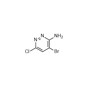 3-Amino-4-bromo-6-chloropyridazine