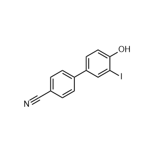 4'-hydroxy-3'-iodo-[1,1'-biphenyl]-4-carbonitrile