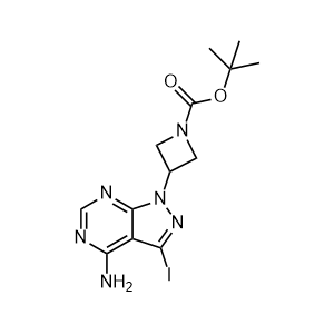 tert-Butyl 3-(4-amino-3-iodo-1H-pyrazolo[3,4-d]pyrimidin-1-yl)azetane-1-carboxylate
