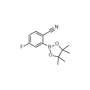 4-Fluoro-2-(4,4,5,5-tetramethyl-1,3,2-dioxaborolan-2-yl)benzonitrile