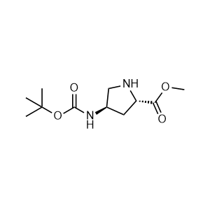 (2S,4R)-Methyl 4-(tert-butoxycarbonylamino)pyrrolidine-2-carboxylate