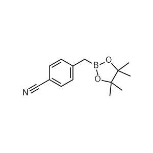 4-((4,4,5,5-Tetramethyl-1,3,2-dioxaborolan-2-yl)methyl)benzonitrile