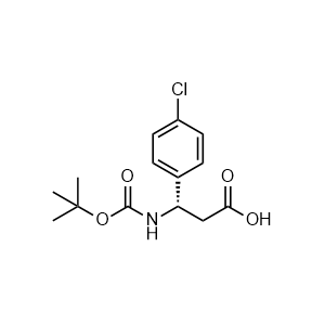 (S)-3-((tert-Butoxycarbonyl)amino)-3-(4-chlorophenyl)propanoic acid
