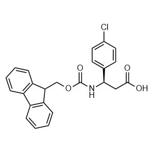 (R)-3-((((9H-fluoren-9-yl)methoxy)carbonyl)amino)-3-(4-chlorophenyl)propanoic acid