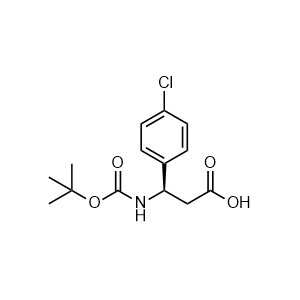 (R)-3-((tert-butoxycarbonyl)amino)-3-(4-chlorophenyl)propanoic acid