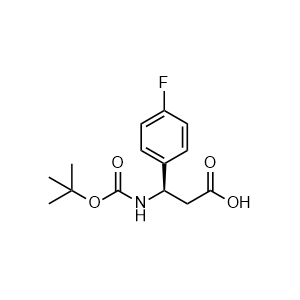(R)-3-((tert-Butoxycarbonyl)amino)-3-(4-fluorophenyl)propanoic acid
