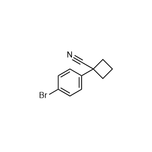 1-(4-bromophenyl)cyclobutane-1-carbonitrile