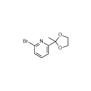 2-bromo-6-(2-methyl-1,3-dioxolan-2-yl)pyridine
