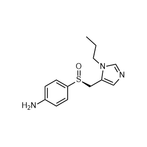 (S)-4-[[(1-Propylimidazol-5-yl)methyl]sulfinyl]aniline