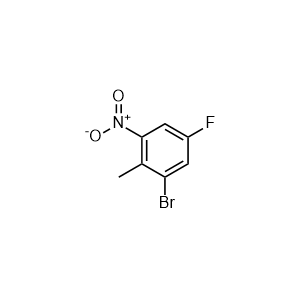 1-Bromo-5-fluoro-2-methyl-3-nitrobenzene
