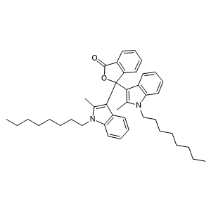 3,3-Bis(2-methyl-1-octyl-1H-indol-3-yl)isobenzofuran-1(3H)-one