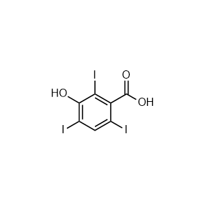 3-Hydroxy-2,4,6-triiodobenzoic acid
