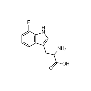 2-amino-3-(7-fluoro-1H-indol-3-yl)propanoic acid