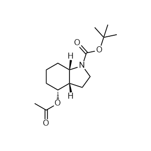 (3aS,4R,7aS)-tert-butyl 4-acetoxyoctahydro-1H-indole-1-carboxylate