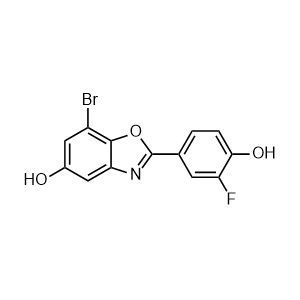 7-bromo-2-(3-fluoro-4-hydroxyphenyl)benzo[d]oxazol-5-ol