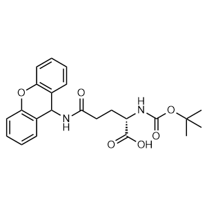 N2-(tert-butoxycarbonyl)-N5-(9H-xanthen-9-yl)-L-glutamine
