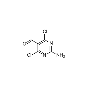 2-Amino-4,6-dichloro-5-formylpyrimidine