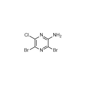 3,5-dibromo-6-chloropyrazin-2-amine