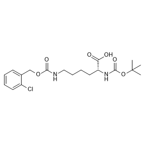N2-(tert-butoxycarbonyl)-N6-(((2-chlorobenzyl)oxy)carbonyl)-D-lysine