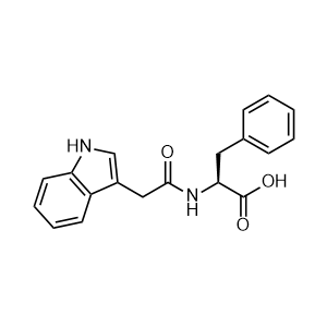 (2-(1H-indol-3-yl)acetyl)-L-phenylalanine