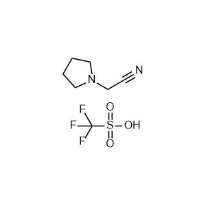 2-(pyrrolidin-1-yl)acetonitrile trifluoromethanesulfonate