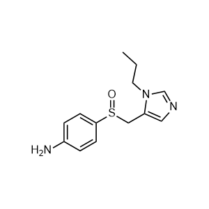 4-[[(1-Propyl-1H-imidazol-5-yl)methyl]sulfinyl]benzenamine
