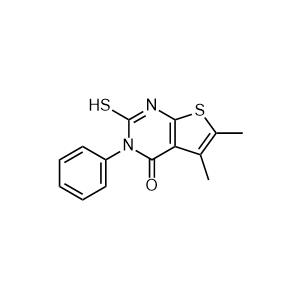 2-Mercapto-5,6-dimethyl-3-phenylthieno[2,3-d]pyrimidin-4(3H)-one