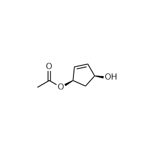 4-hydroxycyclopent-2-en-1-yl acetate
