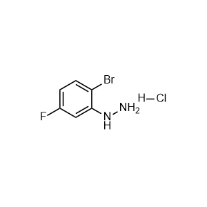 (2-bromo-5-fluorophenyl)hydrazine hydrochloride