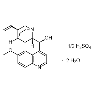 Quinine hemisulfate dihydrate