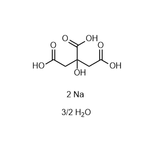 Sodium citrate dibasic sesquihydrate