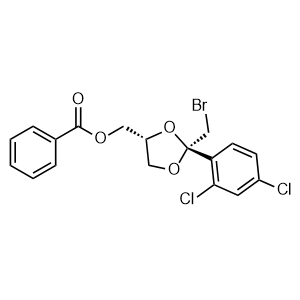 (cis-2-(Bromomethyl)-2-(2,4-dichlorophenyl)-1,3-dioxolan-4-yl)methyl benzoate
