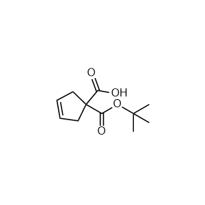 1-(tert-Butoxycarbonyl)cyclopent-3-ene-1-carboxylic acid