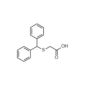 2-(Benzhydrylthio)acetic acid