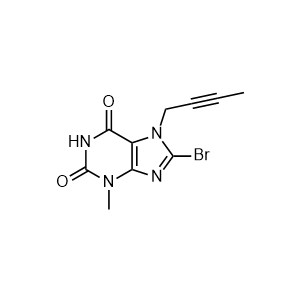 8-Bromo-7-(but-2-yn-1-yl)-3-methyl-3,7-dihydro-1H-purine-2,6-dione