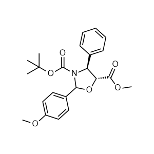 (4S,5R)-3-tert-Butyl 5-methyl 2-(4-methoxyphenyl)-4-phenyloxazolidine-3,5-dicarboxylate