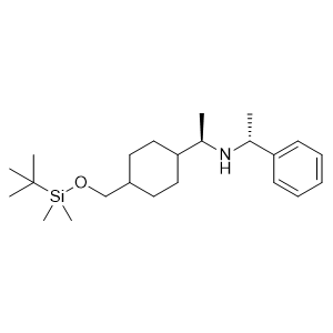 (R)-1-(4-(((tert-butyldimethylsilyl)oxy)methyl)cyclohexyl)-N-((R)-1-phenylethyl)ethanamine