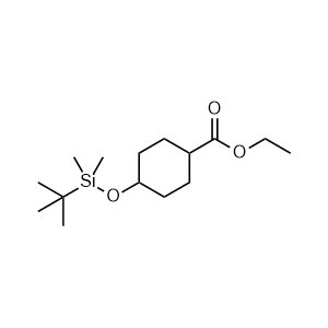 ethyl 4-((tert-butyldimethylsilyl)oxy)cyclohexane-1-carboxylate