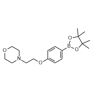 4-(2-(4-(4,4,5,5-tetramethyl-1,3,2-dioxaborolan-2-yl)phenoxy)ethyl)morpholine