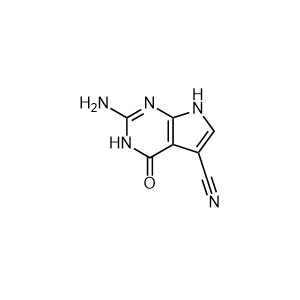 2-Amino-4-oxo-4,7-dihydro-3H-pyrrolo[2,3-d]pyrimidine-5-carbonitrile