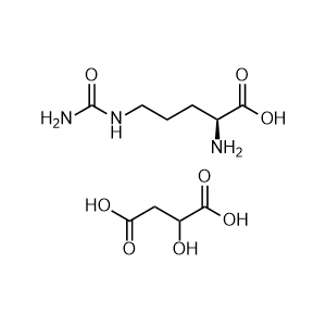 (S)-2-amino-5-ureidopentanoic acid compound with 2-hydroxysuccinic acid (1:1)