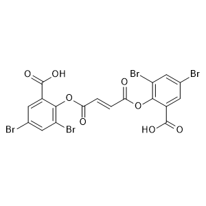 2,2'-(fumaroylbis(oxy))bis(3,5-dibromobenzoic acid)