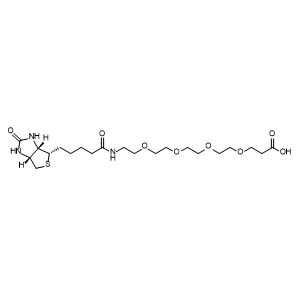 15-[[5-((3aS,4S,6aR)-2-Oxohexahydro-1H-thieno[3,4-d]imidazol-4-yl)pentanoyl]amino]-4,7,10,13-tetraoxapentadecanoic acid