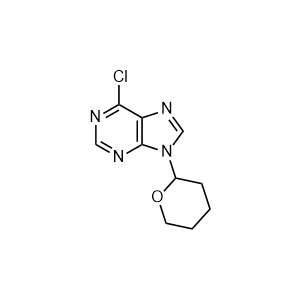 6-Chloro-9-(tetrahydropyran-2-yl)purine