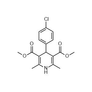 Dimethyl 4-(4-chlorophenyl)-2,6-dimethyl-1,4-dihydropyridine-3,5-dicarboxylate